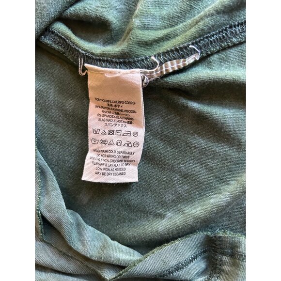 NWT WE THE FREE PEOPLE Size XS Cosmo Cowl Neck Long Sleeve Shirt Thumbholes Boho - Picture 6 of 13